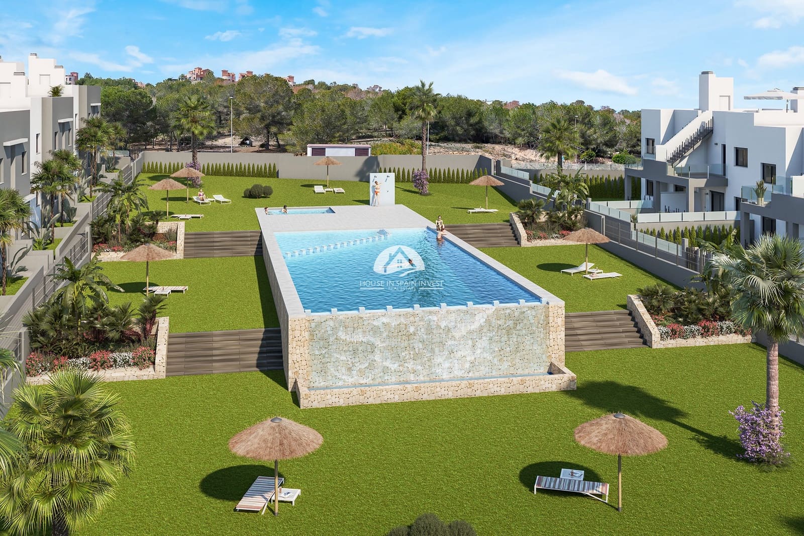 2 soveværelse Bungalow til salg i San Miguel de Salinas med swimmingpool - € 243.800 (Ref: 9759282)