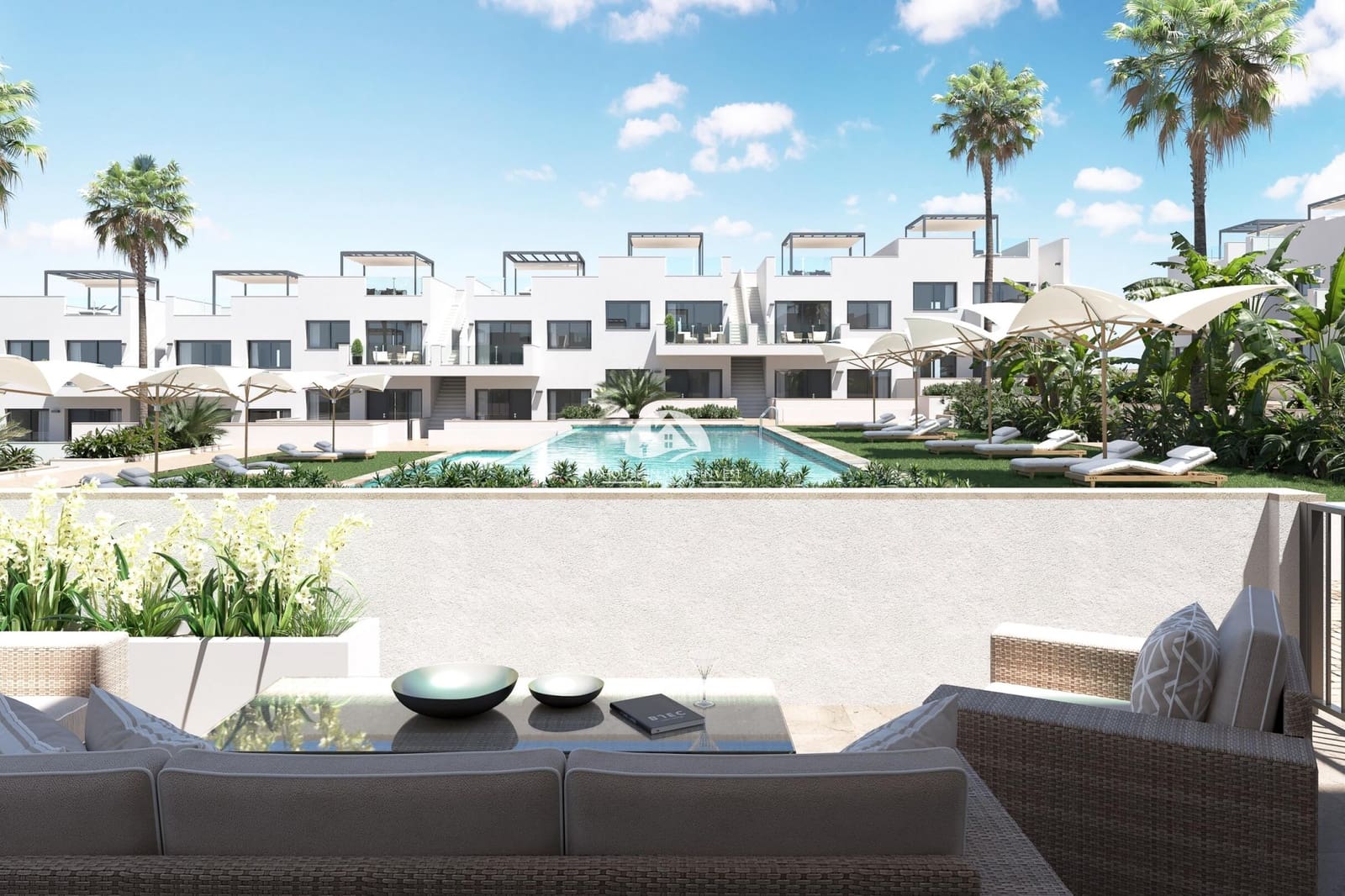 2 chambre Bungalow à vendre à Torrevieja avec piscine garage - 299 900 € (Ref: 9759288)