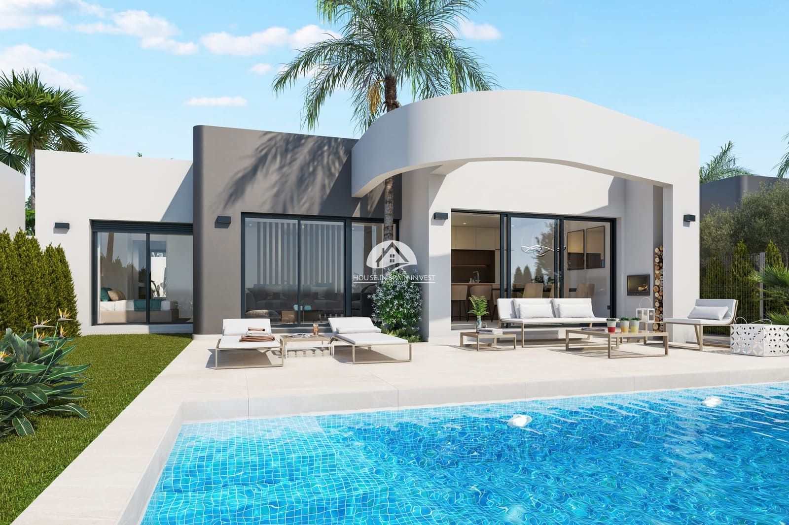 3 soveværelse Bungalow til salg i Los Alcazares med swimmingpool - € 359.000 (Ref: 9888435)