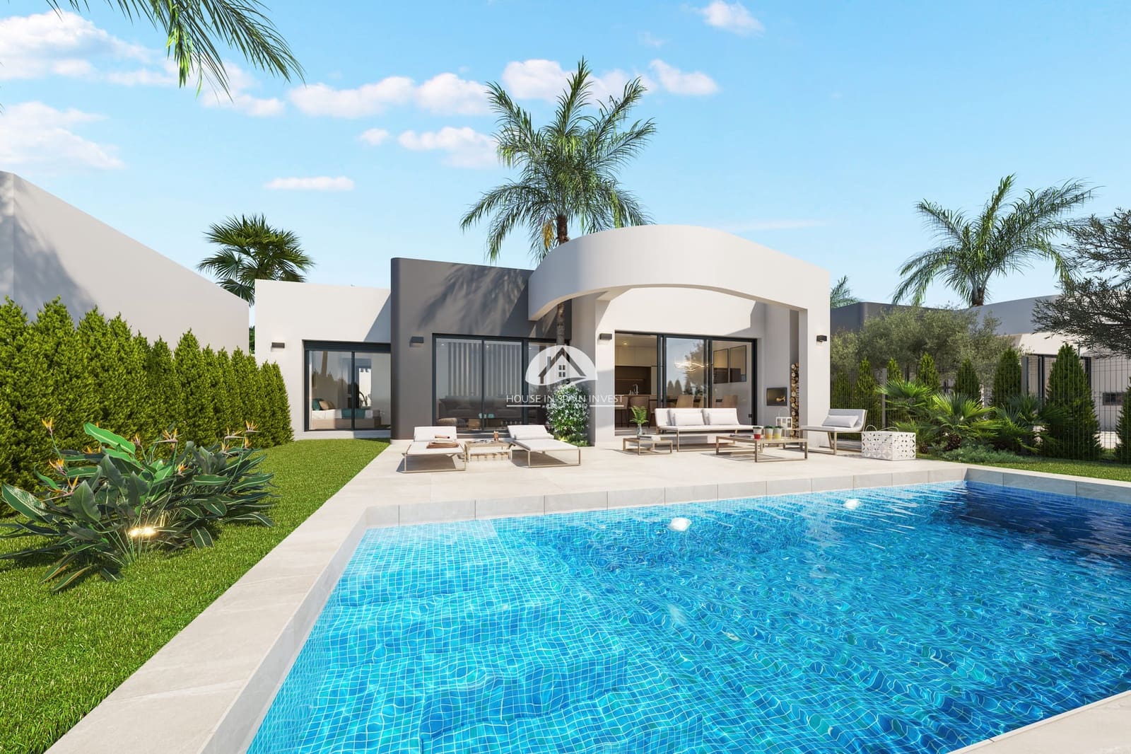 3 soveværelse Bungalow til salg i Los Alcazares med swimmingpool - € 359.000 (Ref: 9888435)