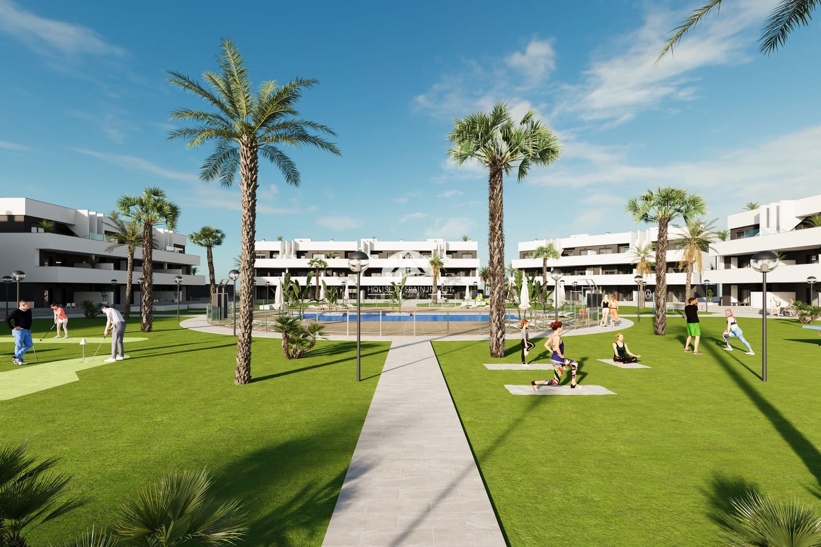 2 Zimmer Apartment zu verkaufen in Guardamar del Segura mit Pool Garage - 225.000 € (Ref: 9888436)