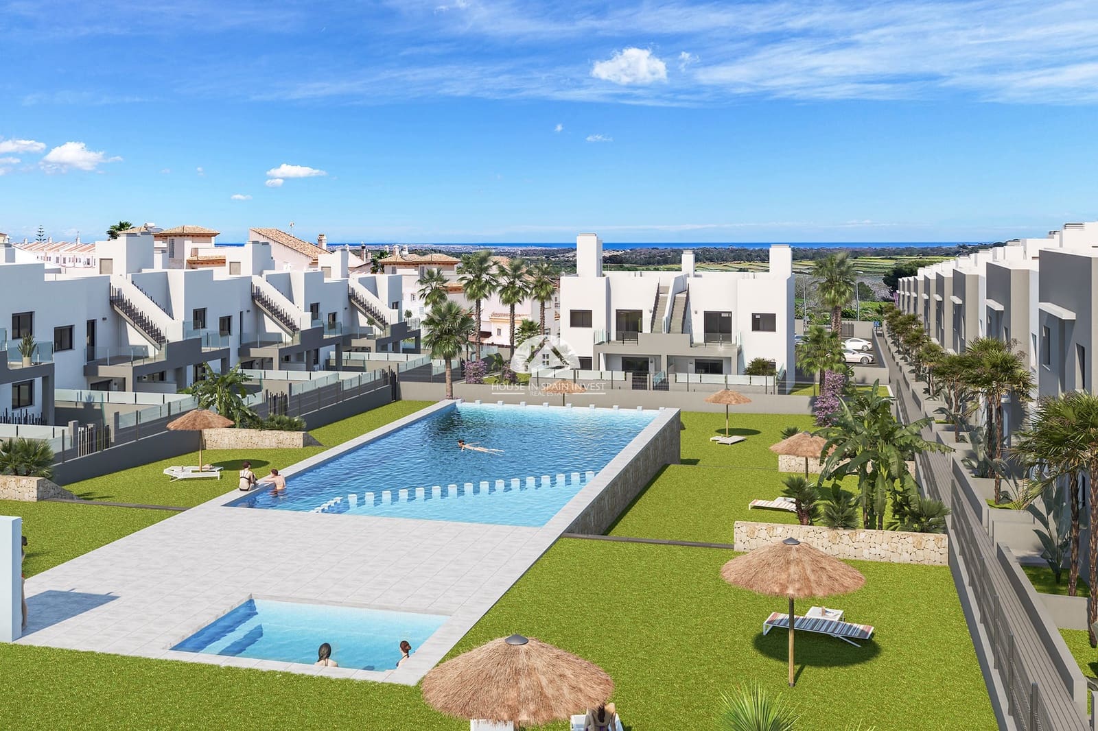 2 sypialnia Bungalow na sprzedaż w San Miguel de Salinas z basenem - 251 900 € (Ref: 9902643)