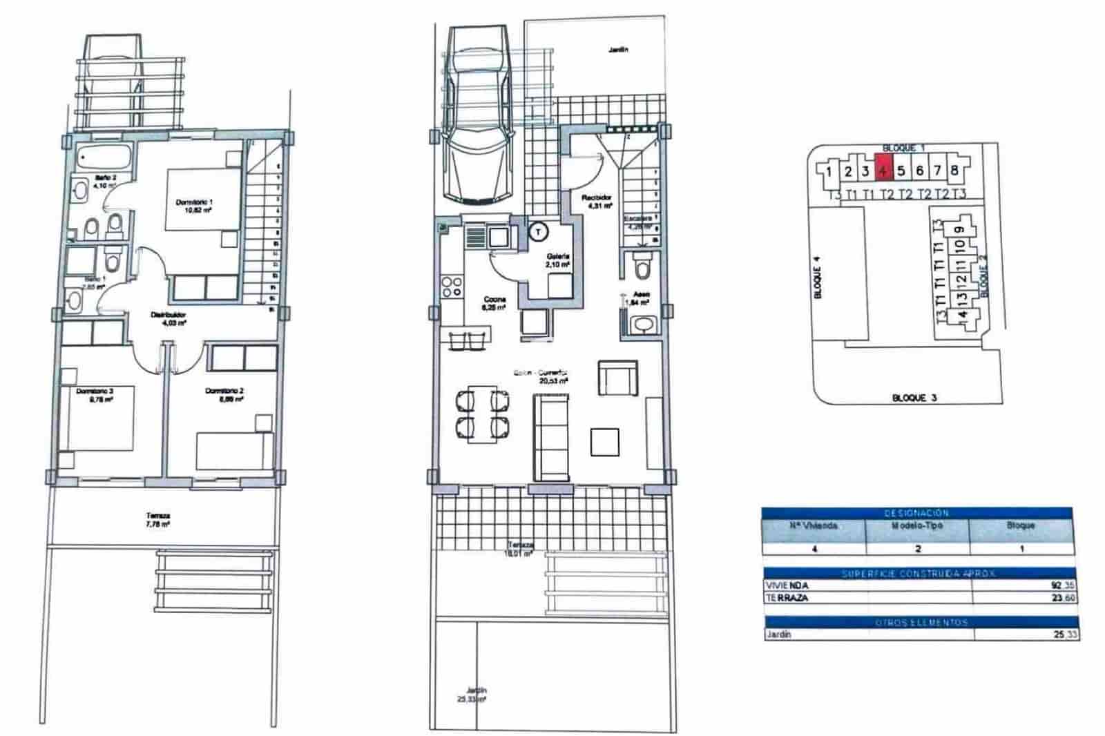 3 camera da letto Casa in vendita in Dona Pepa con piscina - 249.950 € (Rif: 9955567)
