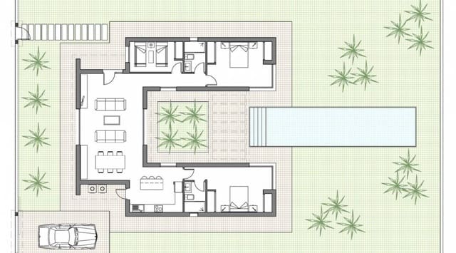 3 makuuhuone Huvila myytävänä paikassa Benijófar mukana uima-altaan 
autotalli - 567 000 € (Ref: 7574341)