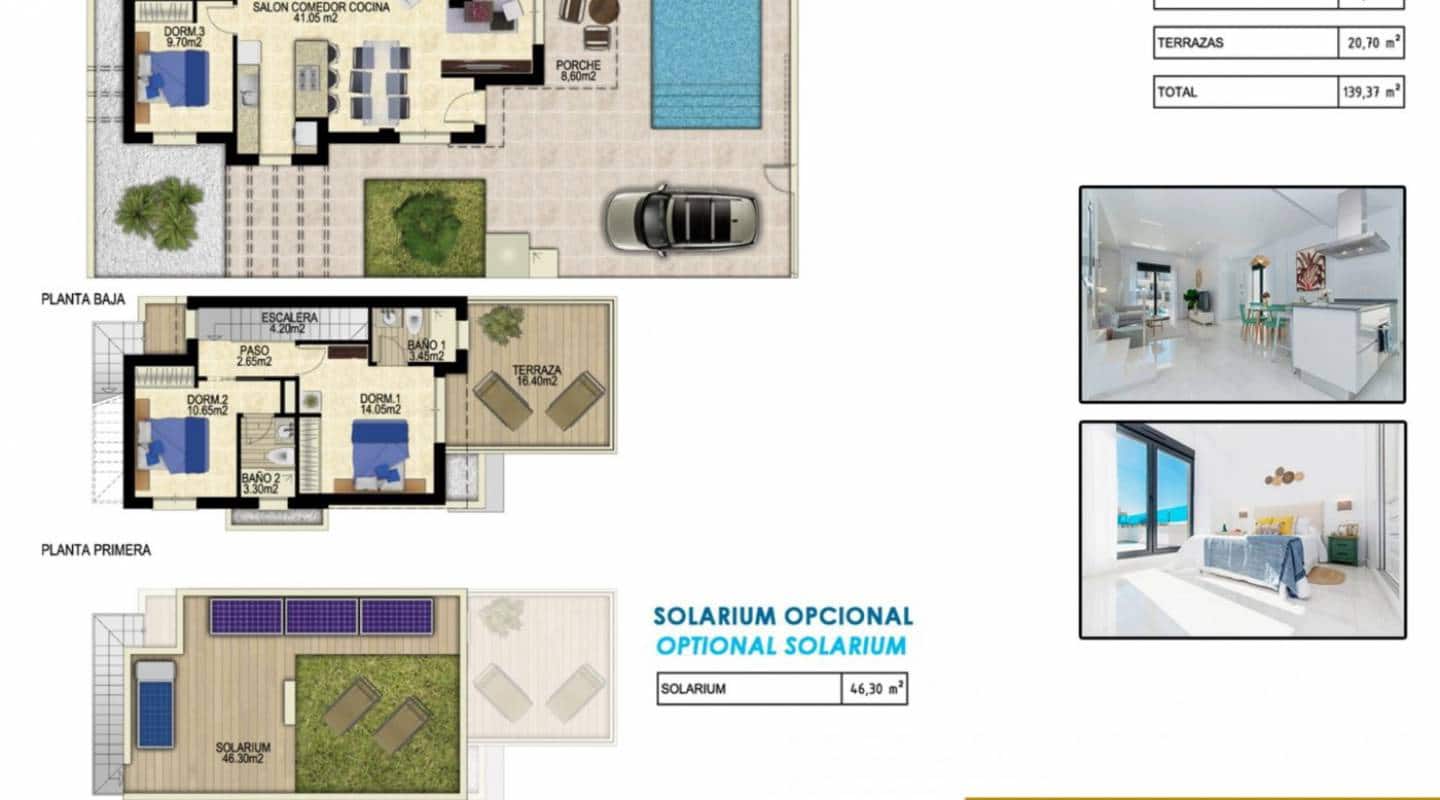 3 soveværelse Villa til salg i Vistabella med swimmingpool - € 389.000 (Ref: 7784418)