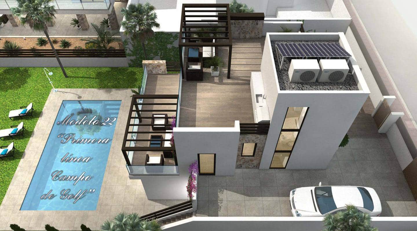 3 Zimmer Villa zu verkaufen in Ciudad Quesada mit Pool - 852.000 € (Ref: 7950516)