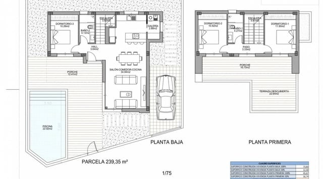 3 chambre Villa/Maison à vendre à Benijófar avec piscine - 523 000 € (Ref: 8047750)