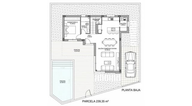 3 chambre Villa/Maison à vendre à Benijófar avec piscine - 523 000 € (Ref: 8047750)