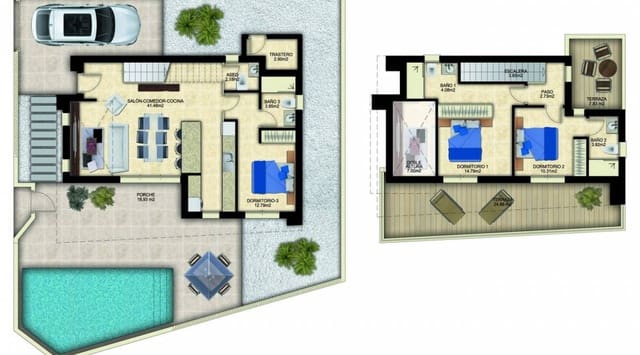 3 Zimmer Villa zu verkaufen in Benijófar mit Pool - 550.000 € (Ref: 8047760)