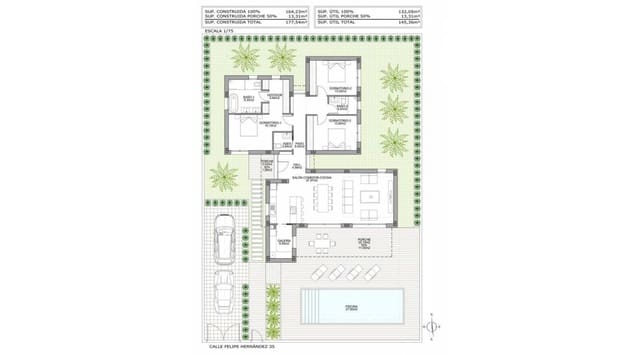 3 Zimmer Villa zu verkaufen in Benijófar mit Pool - 611.000 € (Ref: 8047761)