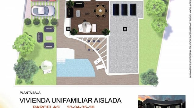 Chalet de 3 habitaciones en Los Montesinos en venta con piscina - 499.000 € (Ref: 8047773)