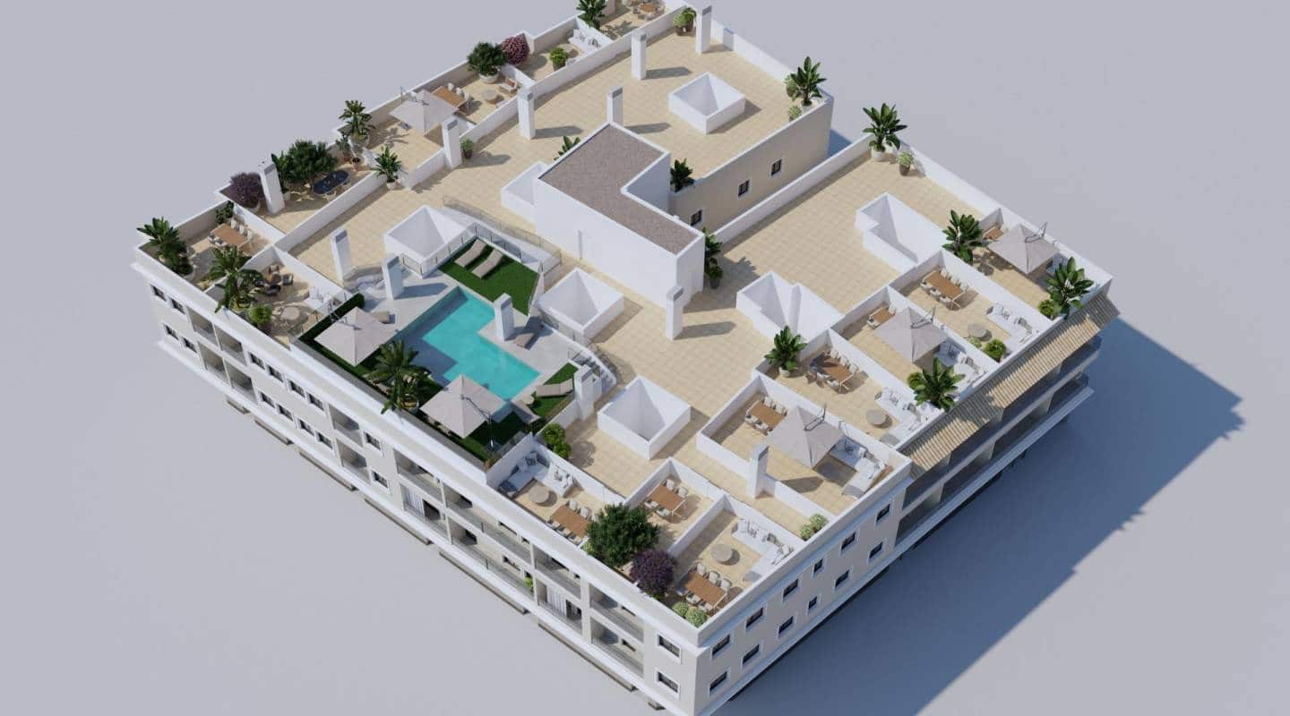 2 bedroom Apartment for sale in Algorfa with pool - € 169,229 (Ref: 8505193)