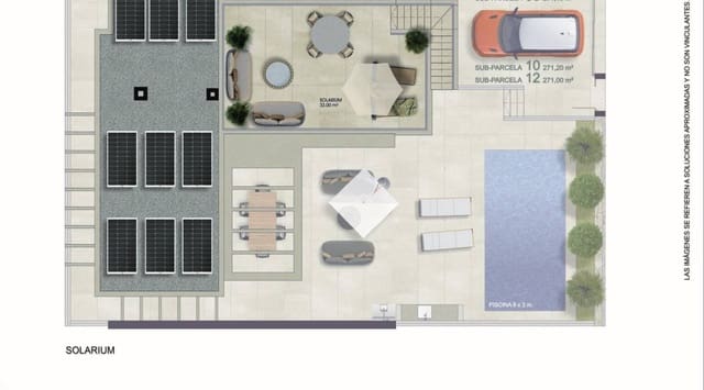 3 soveværelse Villa til salg i Ciudad Quesada, Rojales med swimmingpool - € 480.000 (Ref: 8635465)