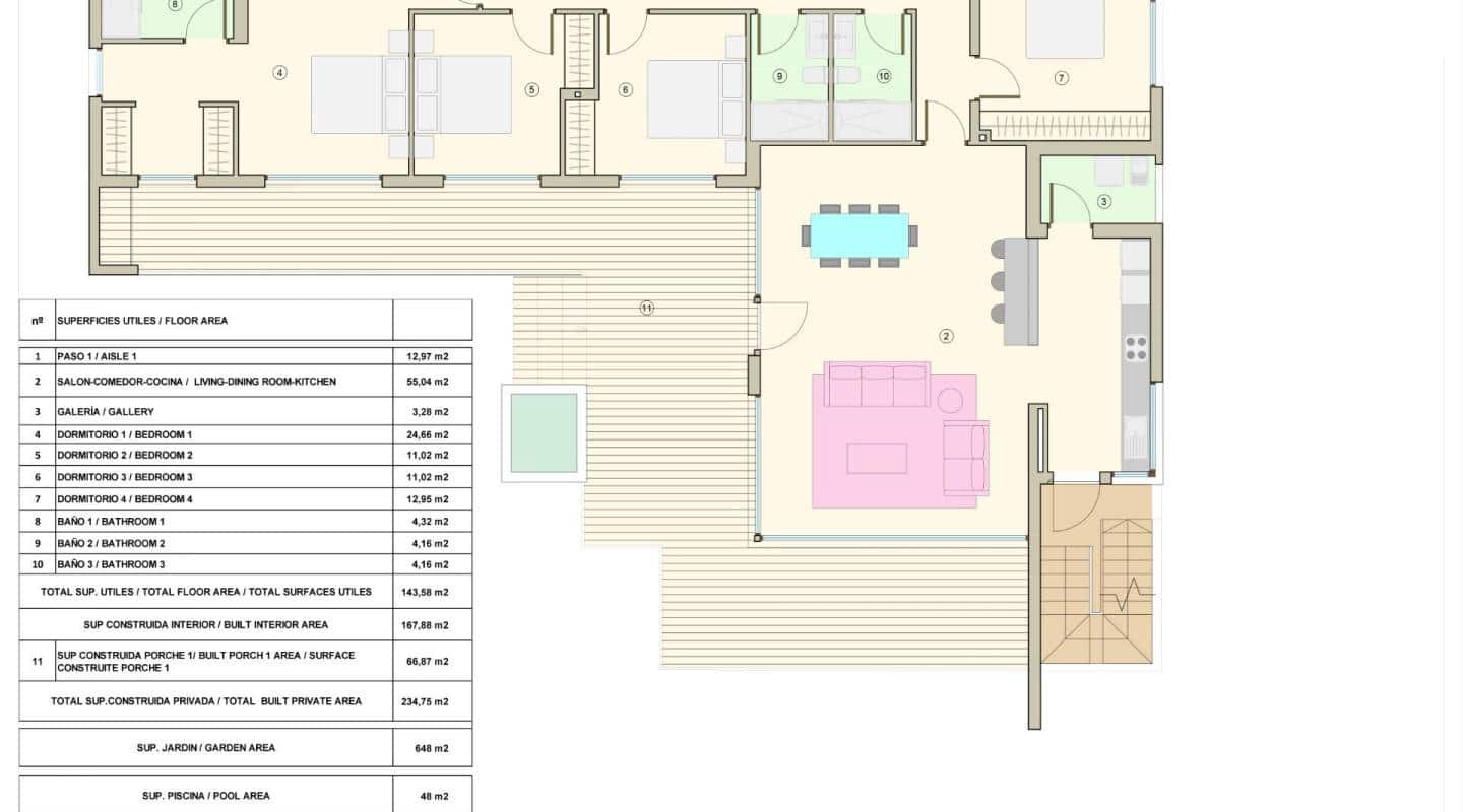 4 soveværelse Villa til salg i Torrevieja med swimmingpool - € 895.000 (Ref: 8681096)