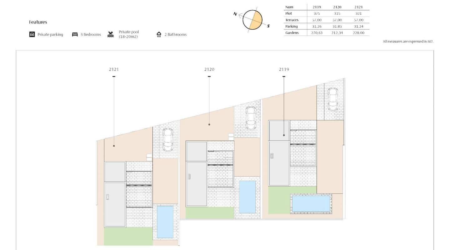 Chalet de 3 habitaciones en Algorfa en venta con piscina - 478.000 € (Ref: 8690115)