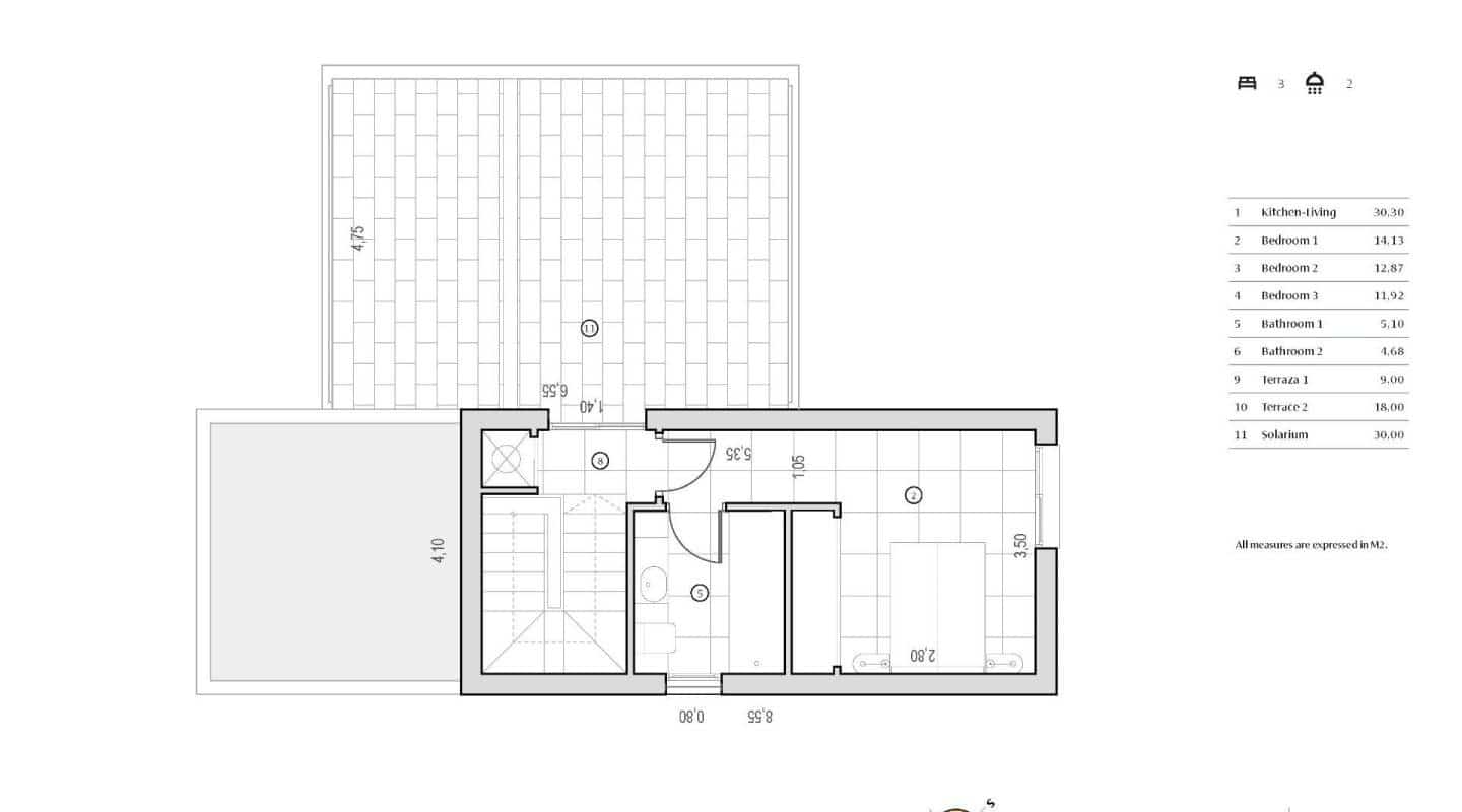 Chalet de 3 habitaciones en Algorfa en venta con piscina - 478.000 € (Ref: 8690115)