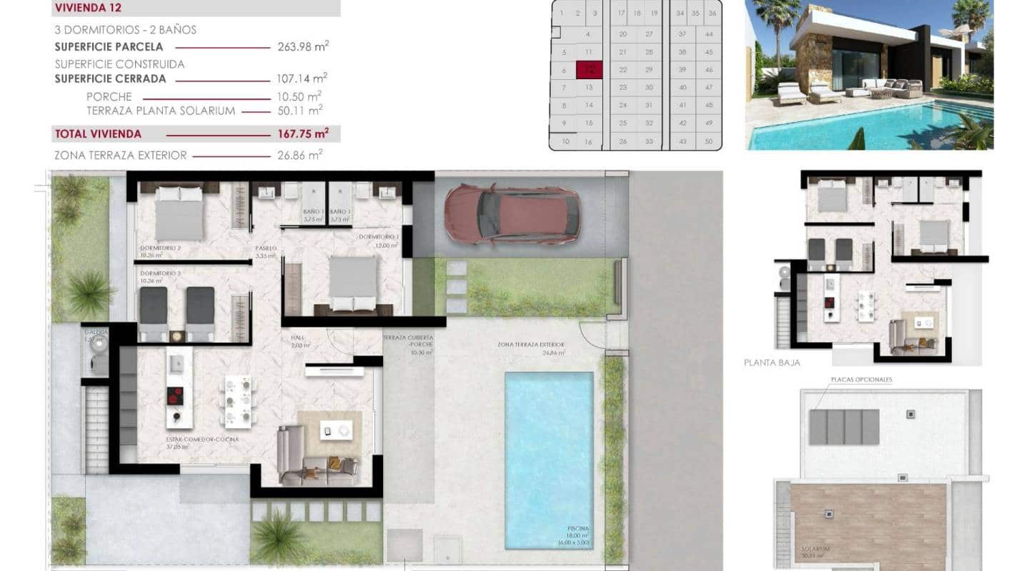 3 soveværelse Villa til salg i Ciudad Quesada med swimmingpool - € 496.000 (Ref: 9223601)