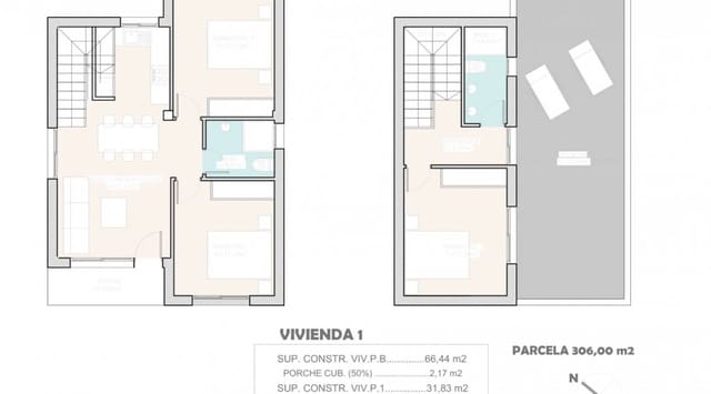 3 bedroom Villa for sale in Ciudad Quesada, Rojales - € 459,900 (Ref: 9289480)