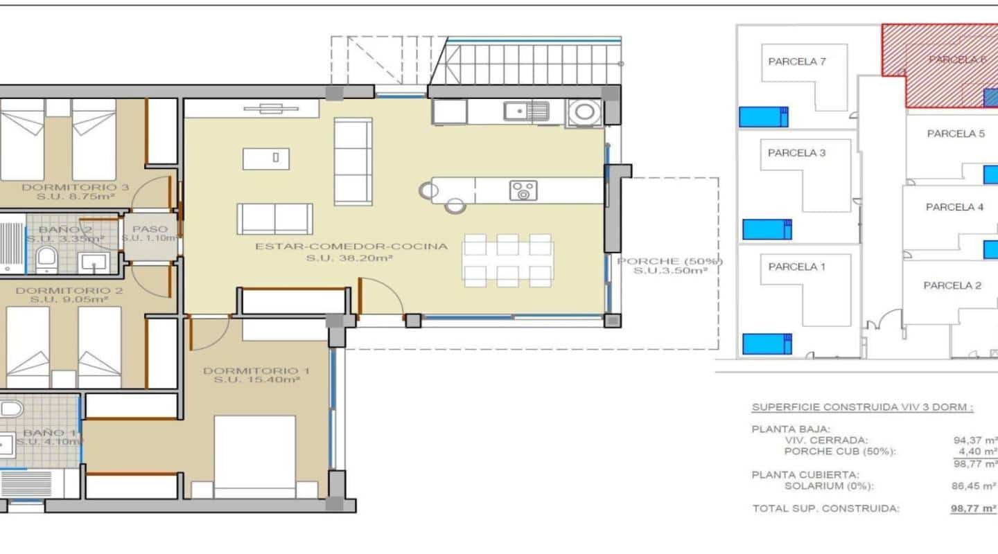 3 bedroom Villa for sale in Ciudad Quesada with pool - € 529,000 (Ref: 9289483)