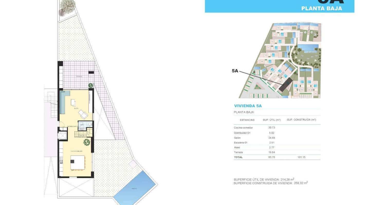 4 soveværelse Bungalow til salg i Ciudad Quesada med swimmingpool - € 599.000 (Ref: 9289485)