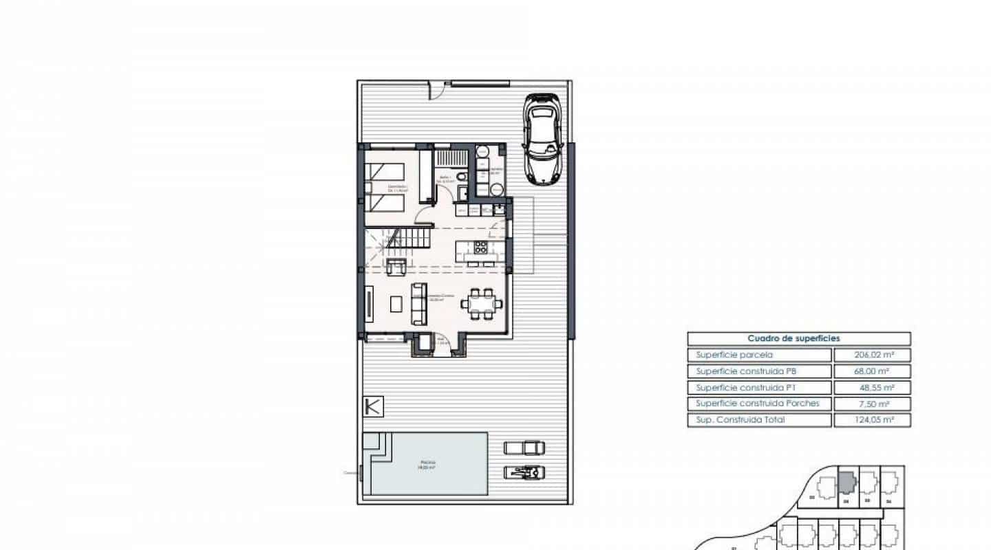 3 Zimmer Villa zu verkaufen in Los Montesinos mit Pool - 485.000 € (Ref: 9357484)