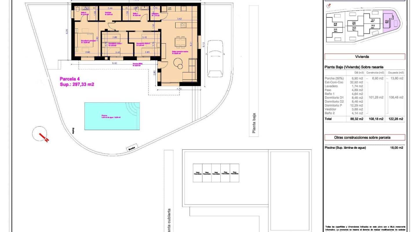 Chalet de 3 habitaciones en Daya Nueva en venta con piscina - 420.000 € (Ref: 9462772)