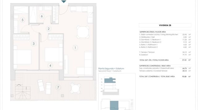 2 Zimmer Penthouse zu verkaufen in Benijófar mit Pool - 410.000 € (Ref: 9484044)