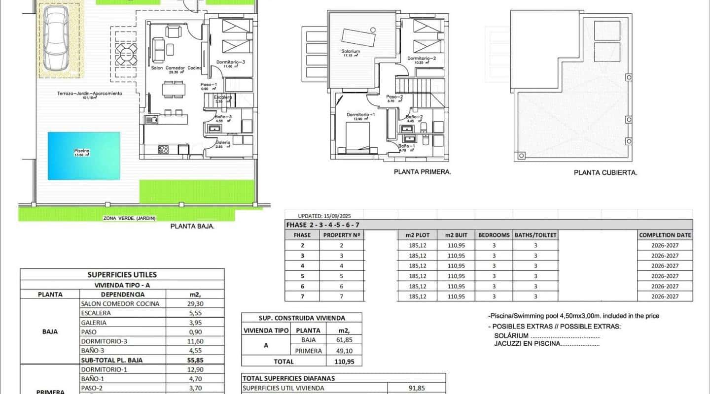 3 bedroom Villa for sale in Los Montesinos with pool - € 369,000 (Ref: 9484076)