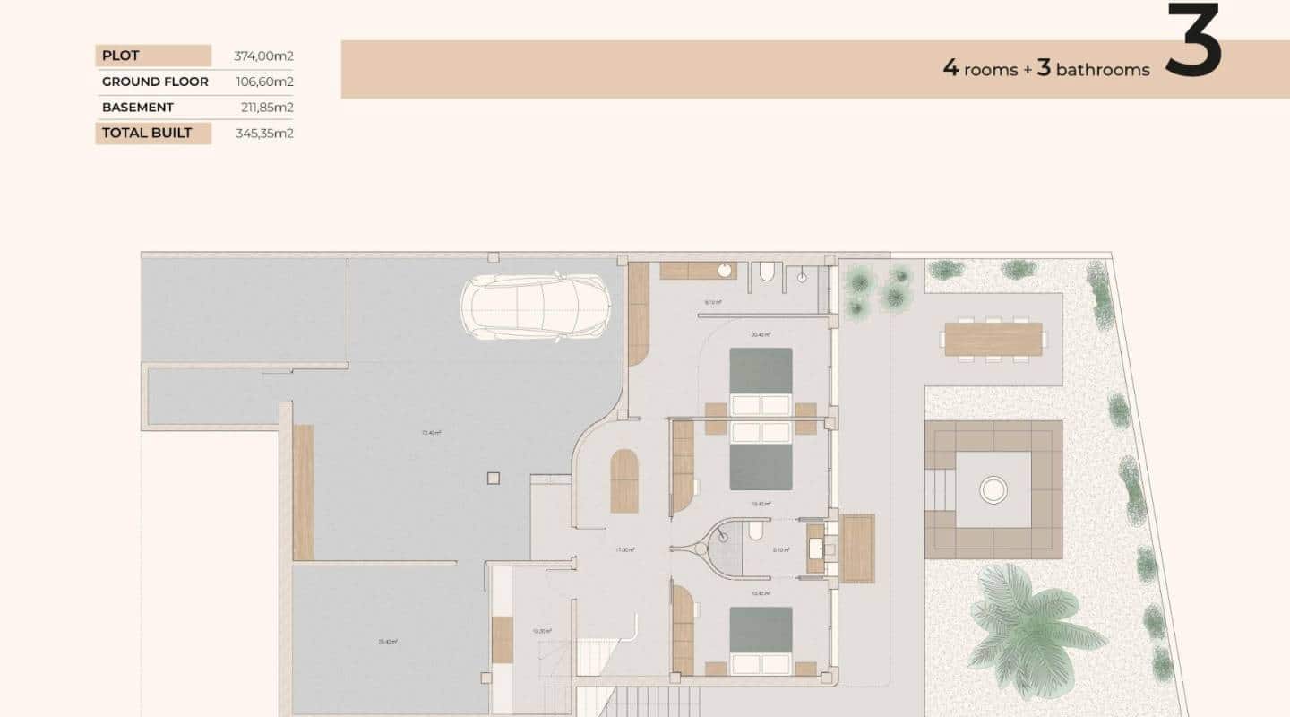 4 bedroom Villa for sale in Algorfa with pool - € 815,000 (Ref: 9496464)