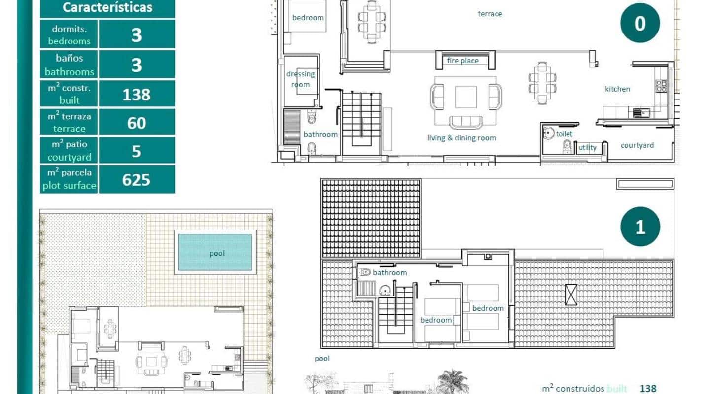 3 bedroom Villa for sale in Sucina with pool - € 600,000 (Ref: 9499834)