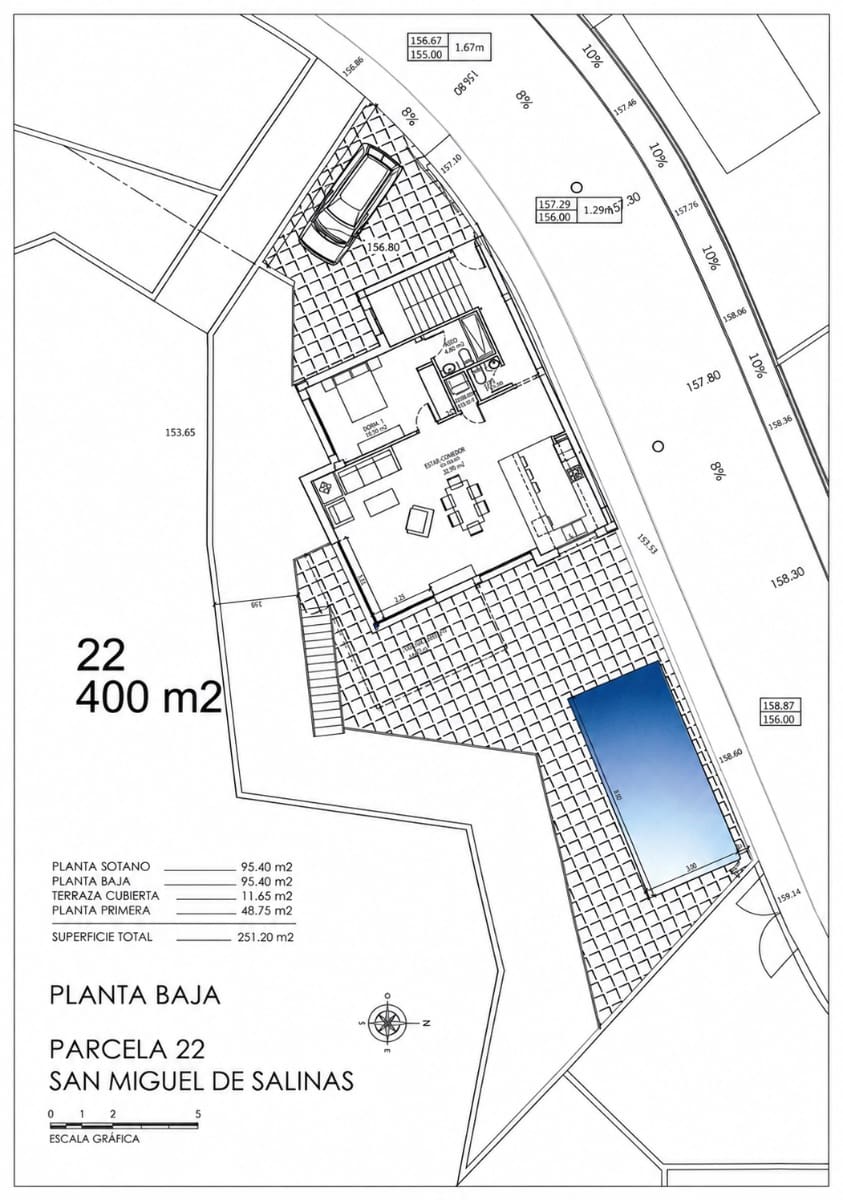 Chalet de 3 habitaciones en San Miguel de Salinas en venta con piscina garaje - 1.049.000 € (Ref: 10183397)