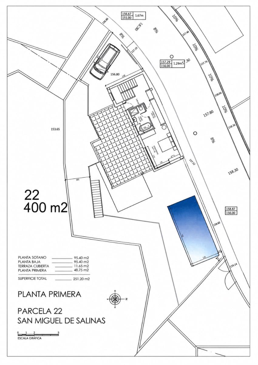Chalet de 3 habitaciones en San Miguel de Salinas en venta con piscina garaje - 1.049.000 € (Ref: 10183397)