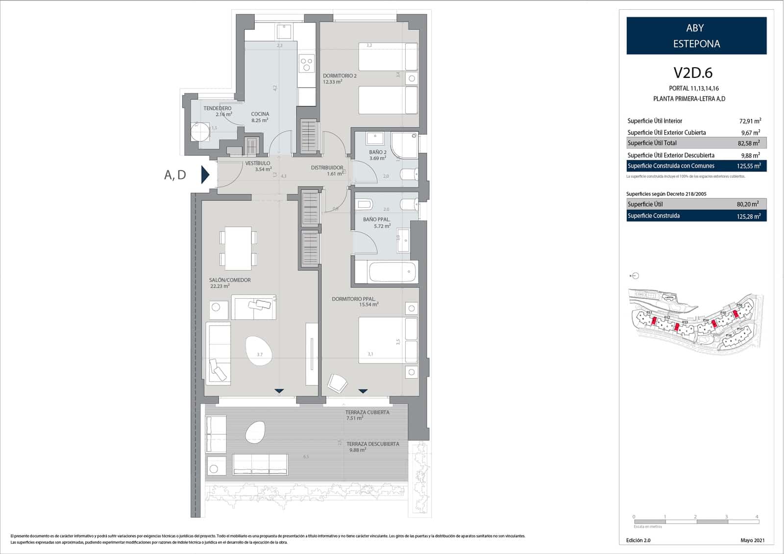 2 camera da letto Appartamento in vendita in Estepona con piscina - 330.000 € (Rif: 10001200)