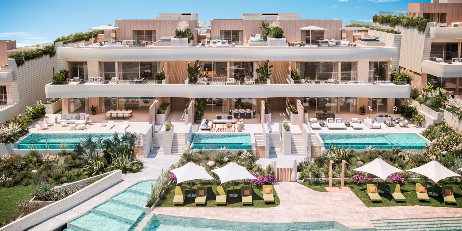 Apartamento de 3 habitaciones en Marbella en venta con piscina - 5.200.000 € (Ref: 10024780)