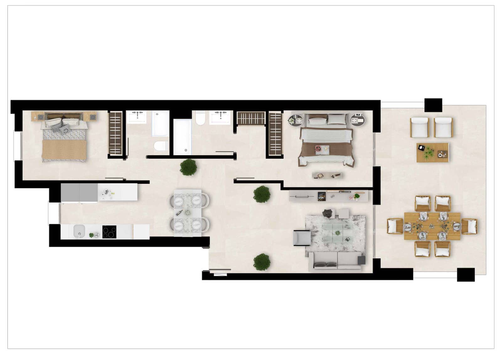 2 camera da letto Appartamento in vendita in Estepona con piscina - 370.000 € (Rif: 10031624)
