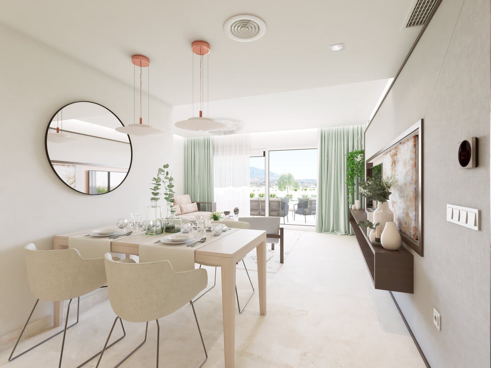 3 sypialnia Apartament na sprzedaż w Mijas z basenem - 500 000 € (Ref: 10031625)