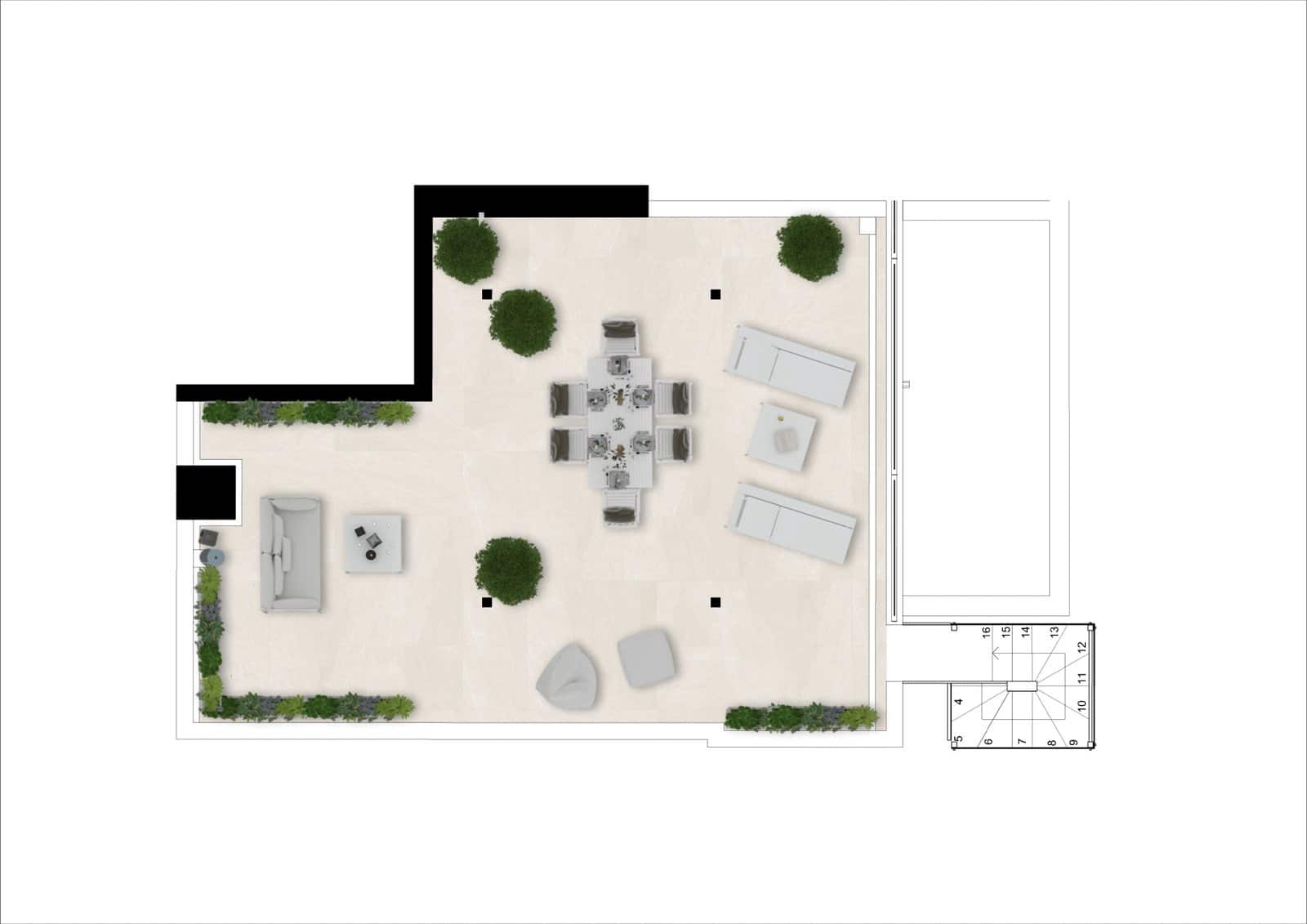 2 Zimmer Apartment zu verkaufen in Mijas mit Pool - 450.000 € (Ref: 10031626)