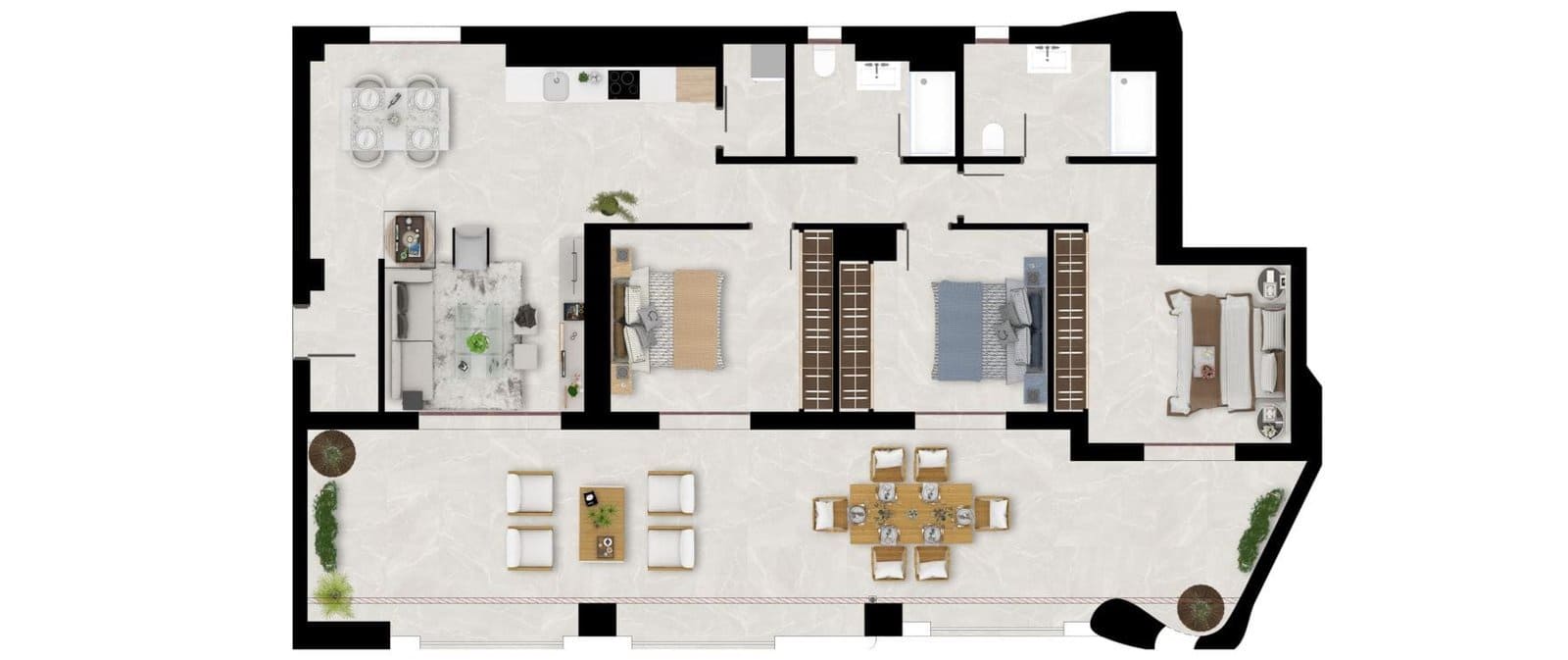 3 soverom Leilighet til salgs i Benahavis med svømmebasseng - € 505 000 (Ref: 10031627)