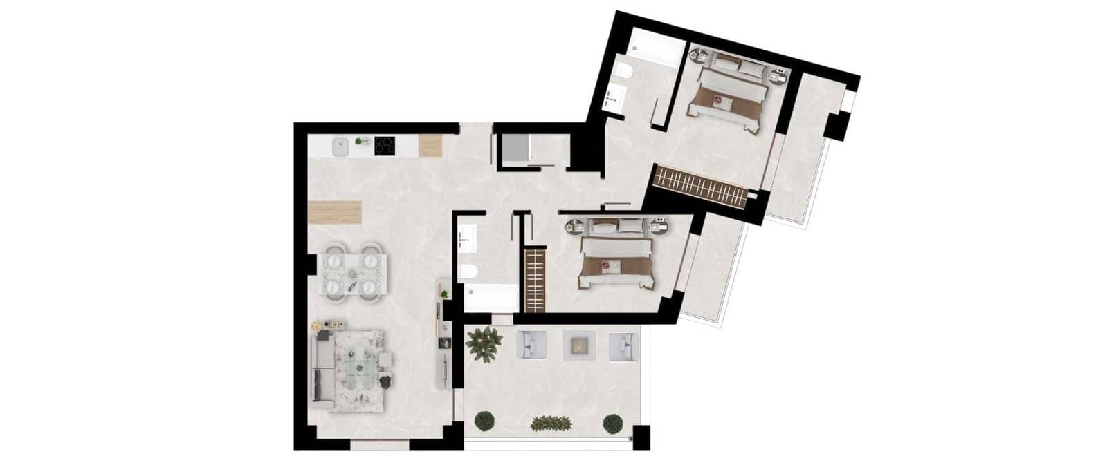 3 soveværelse Lejlighed til salg i Benahavis med swimmingpool - € 505.000 (Ref: 10031627)