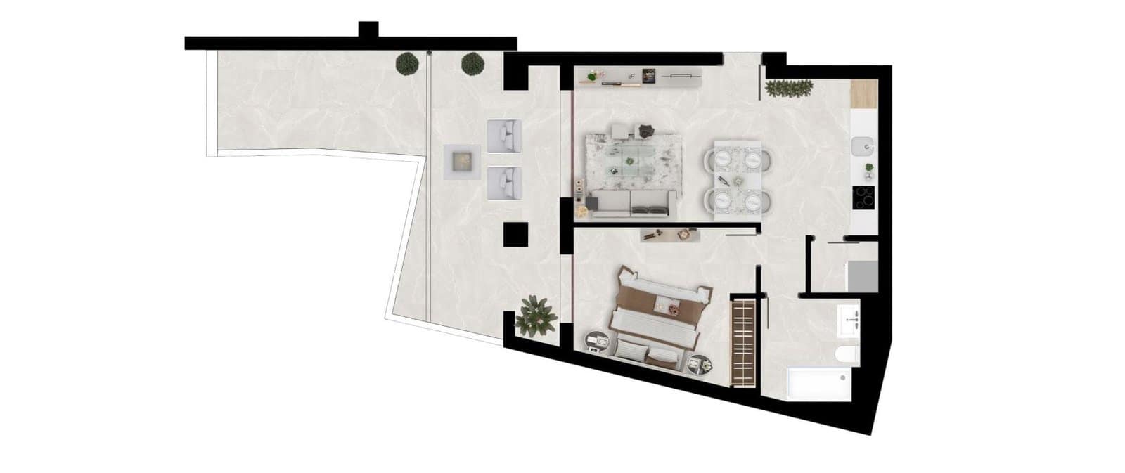 3 soveværelse Lejlighed til salg i Benahavis med swimmingpool - € 505.000 (Ref: 10031627)