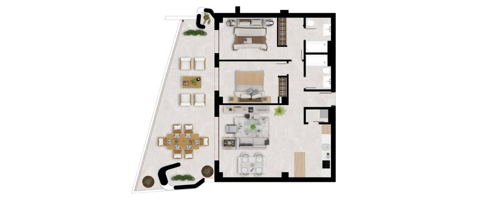 3 soveværelse Lejlighed til salg i Benahavis med swimmingpool - € 505.000 (Ref: 10031627)
