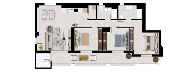 2 chambre Appartement à vendre à Benahavís pueblo, Benahavís avec piscine - 395 000 € (Ref: 10031628)