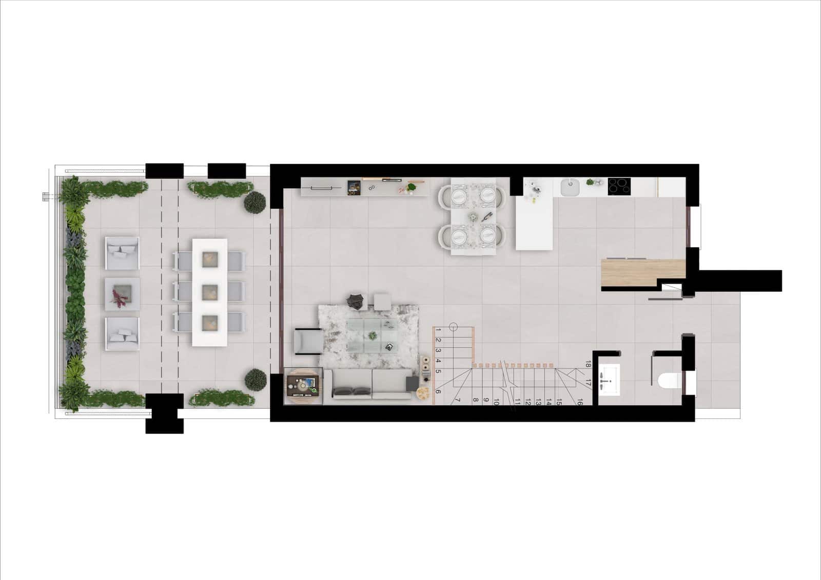 2 Zimmer Apartment zu verkaufen in Istan mit Pool - 460.000 € (Ref: 10031630)