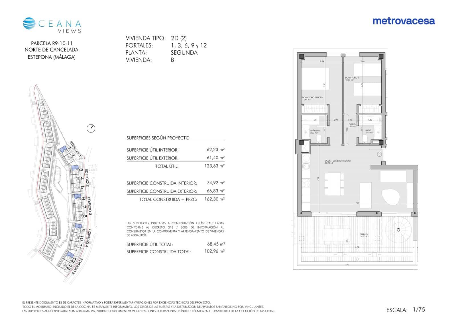 2 sovrum Takvåning till salu i Cancelada med pool garage - 499 000 € (Ref: 10090563)