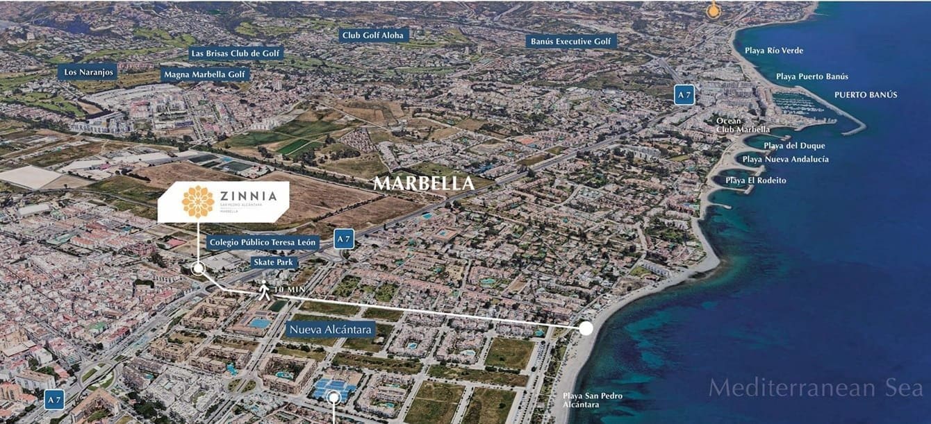 3 sovrum Lägenhet till salu i Marbella med pool - 632 100 € (Ref: 10095583)