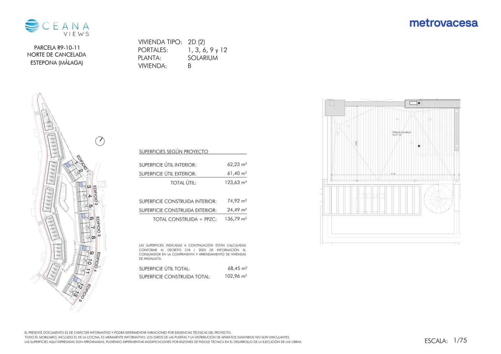 2 sovrum Takvåning till salu i Cancelada med pool garage - 499 000 € (Ref: 10109077)