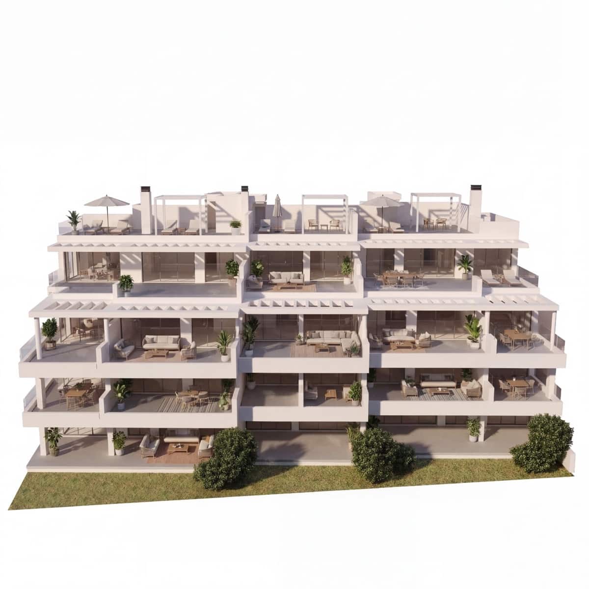 3 sypialnia Apartament na sprzedaż w Atalaya-Isdabe z basenem garażem - 1 146 600 € (Ref: 10165610)
