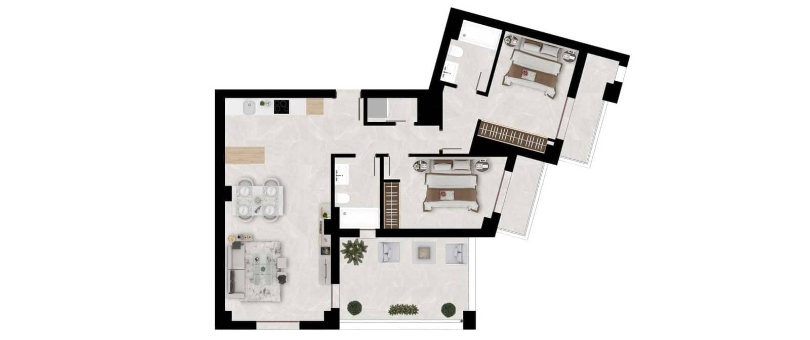 2 bedroom Apartment for sale in Benahavis with pool - € 400,000 (Ref: 9404513)