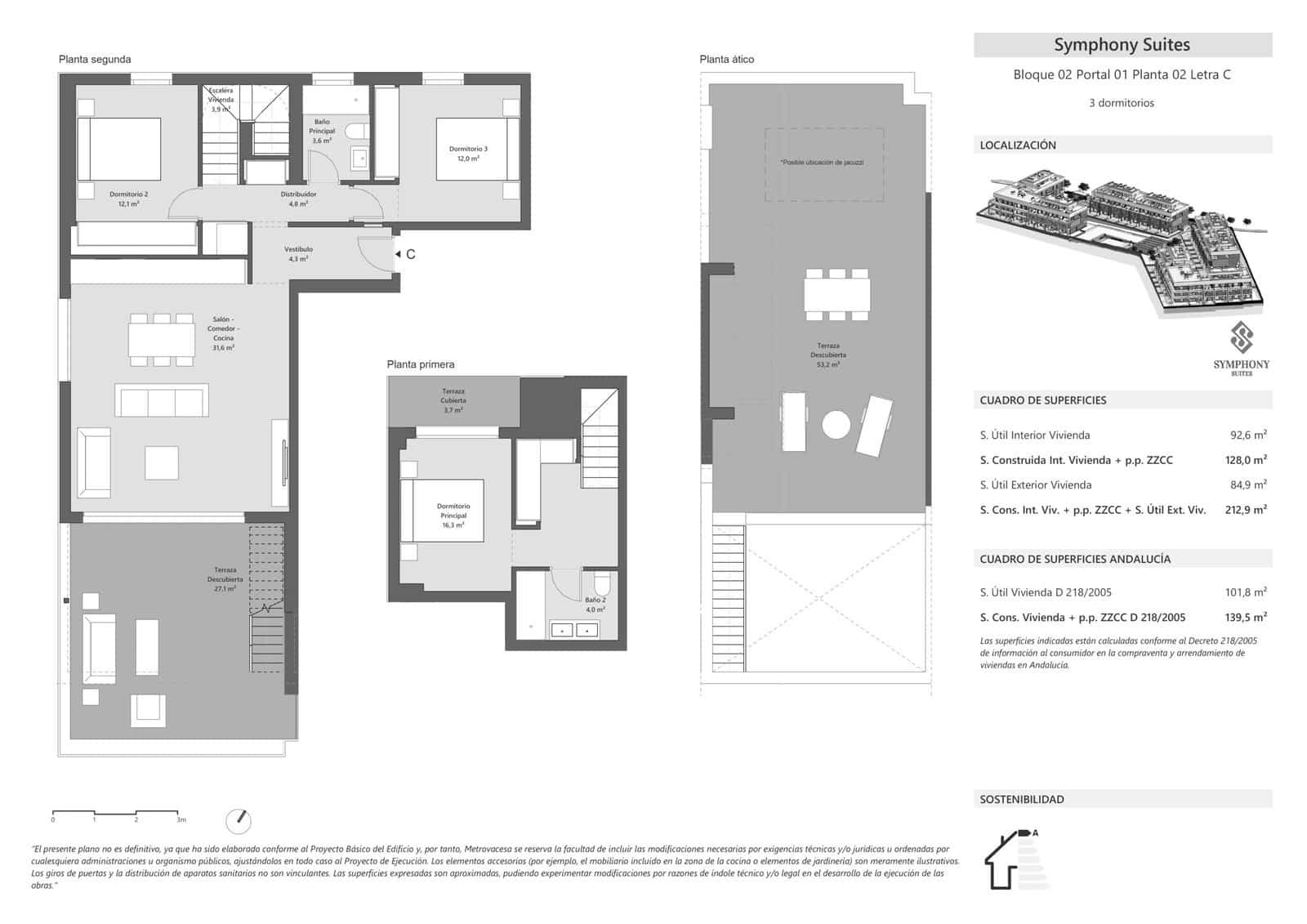 3 quarto Apartamento para venda em Cancelada com piscina - 480 700 € (Ref: 9451935)