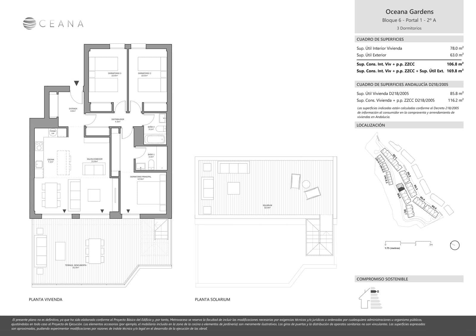 3 sovrum Lägenhet till salu i Cancelada med pool - 386 000 € (Ref: 9451940)